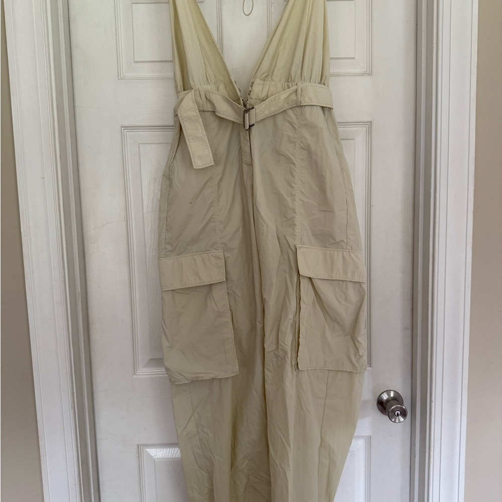 Zara Parachute Cargo Jumpsuit Sz Mediu - Picture 2 of 4